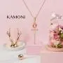 KAMONI Sailor Moon Wand Pendant Necklace Sterling Silver Beauty Soldiers 18K Rose Gold Plated with Cubic Zirconia CZ Necklace Adjustable Length Pearl Chain Jewelry Gifts for Women Girls KAMONI Sailor Moon Wand Pendant Necklace Sterling Silver Beauty Soldiers 18K Rose Gold Plated with Cubic Zirconia CZ Necklace Adjustable Length Pearl Chain Jewelry Gifts for Women Girls