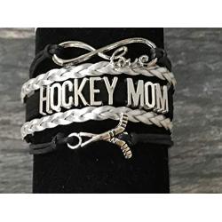 Infinity Collection Hockey Mom Charm Bracelet, Ice Hockey Mom Jewelry, for Moms with Hockey Players