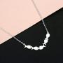 Chengxun Swimming Against The Current Necklace Fish Necklace Inspirational Necklace for Men Women