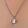Graduated Circles 925 Sterling Silver and 14k Gold Filled Multi Hoops Drop Pendant Graduated Circles 925 Sterling Silver and 14k Gold Filled Multi Hoops Drop Pendant