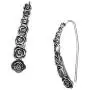 Paz Creations ♥925 Sterling Silver Elongated Rose Earrings, Made in Israel Paz Creations ♥925 Sterling Silver Elongated Rose Earrings, Made in Israel