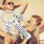 CYTING Bonus Son Keychain The Bond That Links Us is Never Ending Love Blended Family Jewelry Adoption Gift for Son in Law/Stepson/Bonus Son/Adopted Son
