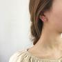 Silver Stud Earrings for Women Men Girls 4 Pairs of Hypoallergenic Small White Gold Plated Cubic Zirconia Cartilage Earrings Jewelry Sets (2mm/3mm/4mm/5mm)