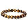 ASGIFT Tiger Eye Bracelet Energy Stone Stretch Bracelet for Men Women Boys Girls