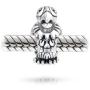 Polly Tropical Bird Parrot Charm Bead For Women Teen Oxidized .925 Sterling Silver Fits European Charm Bracelet