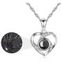 winsbo Love Necklace I Love You Necklace in 100 Languages Best Gift for Her Gift for Women
