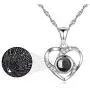 winsbo Love Necklace I Love You Necklace in 100 Languages Best Gift for Her Gift for Women