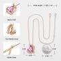 CDE Love Heart Pendant Necklaces for Women Silver Tone Rose Gold Tone Crystals Birthstone Valentines Day Jewelry Gifts for Women Party/Anniversary Day/Birthday