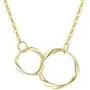Agvana 14K Solid Real Yellow Gold Two Interlocking Infinity Eternity Double Circles Necklace Mother Daughter Friendship Love Necklace Fine Jewelry Anniversary Birthday Gifts for Women Girls Mom Her Agvana 14K Solid Real Yellow Gold Two Interlocking Infinity Eternity Double Circles Necklace Mother Daughter Friendship Love Necklace Fine Jewelry Anniversary Birthday Gifts for Women Girls Mom Her