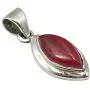 SilverStarJewel 925 Sterling Silver Marquise Cabochon Carnelian Pendant 1'' New Art SilverStarJewel 925 Sterling Silver Marquise Cabochon Carnelian Pendant 1'' New Art