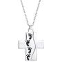 FANSTATE God Said My Child I Love You Love Cross Pendant Necklace, Fashion Double Sided Jewelry Gifts for Mother Grandma,Godmothers Christmas Birthday Gifts