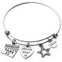 SEIRAA Movie Lover Gift Film Charm Bracelet Actress Gift Graduation Gift for Film Student Director Jewelry