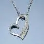 ELEGANZIA Heart Necklace Sterling Silver for Women Girl, Cubic Zirconia Open Heart Pendant Necklace True Love Jewelry Anniversary Birthday for Mom Granddaughter Girlfriend Wife ELEGANZIA Heart Necklace Sterling Silver for Women Girl, Cubic Zirconia Open Heart Pendant Necklace True Love Jewelry Anniversary Birthday for Mom Granddaughter Girlfriend Wife