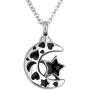 JewelryHouse Urn Ashes Holder Memorial Cremation Keepsakes, I Love You to The Moon and Back, Pendant Necklace