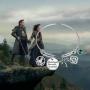 BLEOUK Outlander Gift Sasenach Inspired Jewelry Gift She Believed She Could So She Did Outlander Scottish Thistle Dragonfly Charm Bracelet
