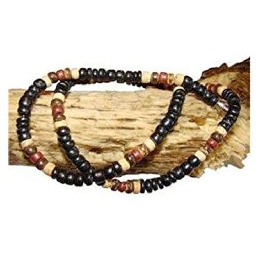 Bear Pride Bead Necklace - Gay Pride Bear Flag Colors