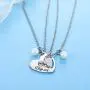 Nimteve Big Sis Lil Sis Necklaces Set for 2 Big Sister Little Sister Necklace Chain BFF Heart Pendant Necklace Set Friendship Girls Gifts Jewelry Nimteve Big Sis Lil Sis Necklaces Set for 2 Big Sister Little Sister Necklace Chain BFF Heart Pendant Necklace Set Friendship Girls Gifts Jewelry