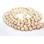 IS4A White Tulsi Japa Mala 108+1 8mm Hare Rama Hare Krishna Beads IS4A White Tulsi Japa Mala 108+1 8mm Hare Rama Hare Krishna Beads