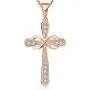 YL Cross Necklace 925 Sterling Silver Infinity Pendant Religious Jewelry Christian Baptism Gift YL Cross Necklace 925 Sterling Silver Infinity Pendant Religious Jewelry Christian Baptism Gift