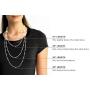 Lady Opa Jewelry - 1 mm Yellow Gold Plated Rope Necklace with Lobster Claw Clasp - Layered with Real 24K Gold over a Semi-Precious Metal Core – Quality Fashion Jewelry That Always Looks Like Fine 14K Gold