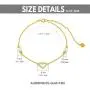 SISGEM Solid 14k Gold Heart Bracelet for Women Freshwater Cultured Pearl Bracelet with Beads Dainty Jewelry Gifts for Her, Mum,Wife,6.5+1+1 INCH