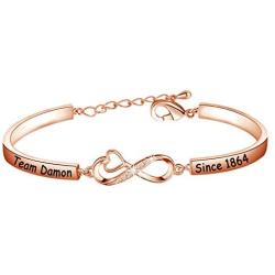 CENWA Team Salvatore/Damon/Stefan Since 1864 Bracelet Vampire Fandom Gift for Vampire Girls