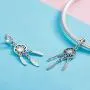 ABAOLA Dream Catcher Dangle 925 Sterling Silver Charm Feather Beads for Fashion Charms Bracelet & Necklace ABAOLA Dream Catcher Dangle 925 Sterling Silver Charm Feather Beads for Fashion Charms Bracelet & Necklace