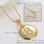 Initial Name Necklace 14K Gold Pendant Chain for Women Letter Necklace for Teen Girls Initial Name Necklace 14K Gold Pendant Chain for Women Letter Necklace for Teen Girls