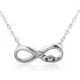 SUVANI Sterling Silver Irish Claddagh Friendship Endless Love Infinity Symbol Necklace Chain 16''-18''