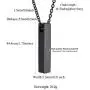 FindChic Personalized Urn Necklaces for Ashes Dainty Vertical Bar/Moon Cat/Sand Clock/Heart Pendant Customized Text Engraving/Photo Necklace Stainless Steel/18K Gold Plated Keepsake Cremation Jewelry