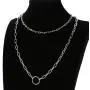 Cross Chain Necklaces For Women,Layered Choker Long Silver Stainless Steel Necklace For Teen Girls Friendship Dainty Best Friend Lock Cute Statement Jewelry Cross Chain Necklaces For Women,Layered Choker Long Silver Stainless Steel Necklace For Teen Girls Friendship Dainty Best Friend Lock Cute Statement Jewelry