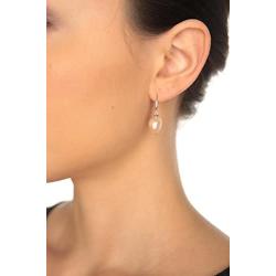 HinsonGayle AAA Handpicked 9-9.5mm Baroque Freshwater Cultured Pearl Dangle Earrings Sterling Silver
