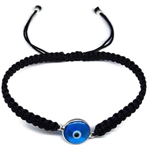 MYSTIC JEWELS By Dalia - Round Evil Eye Charm Bracelet for Men and Women
