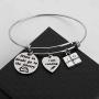 FUSTMW Book Lover Gifts I Love to Book Bracelet Bookworm Gift Librarian Gift Book Lovers Jewelry Gift for Reader Book Club When in Doubt Go to The Library
