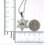 Star of David and Tree of Life Necklace, 18'' chain, Pure 304 Stainless Non Tarnishing, Shield of David, Magen David with Etz Chaim Star of David and Tree of Life Necklace, 18'' chain, Pure 304 Stainless Non Tarnishing, Shield of David, Magen David with Etz Chaim