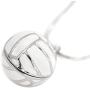 chelseachicNYC Perfect Striking White Volleyball Necklace