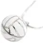 chelseachicNYC Perfect Striking White Volleyball Necklace chelseachicNYC Perfect Striking White Volleyball Necklace