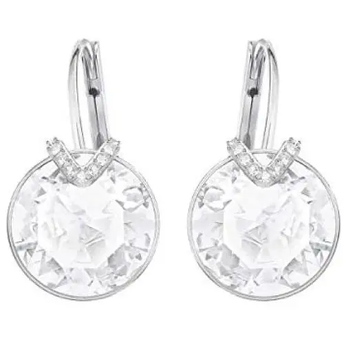 Swarovski Bella Pierced Earrings White One Size Swarovski Bella Pierced Earrings White One Size