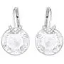 Swarovski Bella Pierced Earrings White One Size Swarovski Bella Pierced Earrings White One Size