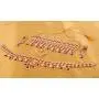 Touchstone Indian Bollywood Gorgeous Intricate Workmanship Mughal White Colorful Rhinestone Crystal Wedding Designer Jewelry Choker Necklace Set in Gold and Silver Tone for Women.