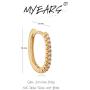 MYEARS Women Gold Huggie Hoop Earrings Bead Ball Spike Star Diamond CZ Sleeper Dangle Drop 14K Gold Filled Tiny Boho Beach Simple Delicate Handmade Hypoallergenic Jewelry Gift