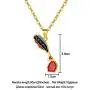 St. Kitts and Nevis Union Flag Pendant Necklaces Gold Color & Stainless Steel Jewelry Ethnic Gifts for Women Men