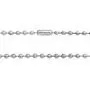 Bling Jewelry Mens Link Strong Silver Tone Stainless Steel Shot Bead Ball Chain Necklace for Men for Women 18 20 24 30 Inch 3MM Bling Jewelry Mens Link Strong Silver Tone Stainless Steel Shot Bead Ball Chain Necklace for Men for Women 18 20 24 30 Inch 3MM