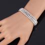 U7 Jewelry Men Wrist Chain Bracelet Stainless Steel Gold Plated Heavy Thick Link Chain Bracelet for Men Women, Husband Gift,Width Choice 12/15mm,Length 7-9 Inch, with Gift Box