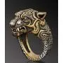 Leopard Head Ring for Men, Vintage Gothic Tribal Biker Panther Skull Ring, Retro Leopard Totem Rings, Panther Signet Amulet Ring, Viking Animal Leopard Jewelry Gift for Men Boys Leopard Head Ring for Men, Vintage Gothic Tribal Biker Panther Skull Ring, Retro Leopard Totem Rings, Panther Signet Amulet Ring, Viking Animal Leopard Jewelry Gift for Men Boys