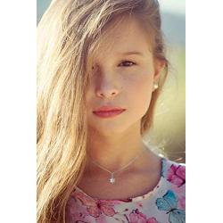 Jewish Star of David Classic Tiny Pendant Necklace in 925 Sterling Silver for Women and Girls for Daily Wear Religious Jewelry Simple and Dainty for Birthday, Bat Mitzvah, Hanukkah Present