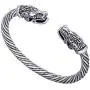 Skyrim Fashion Indian Wolf Viking Wristband Cuff Bracelet for Men and Women Skyrim Fashion Indian Wolf Viking Wristband Cuff Bracelet for Men and Women