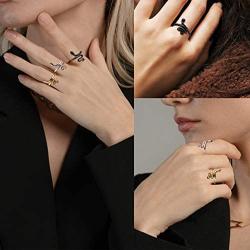 Mens Snake Ring 925 Sterling Silver/18K Gold/Black Gun 3 Colors Animal Snake Adjustable Ring Snake Earrings Necklace Boy Hip Hip Ring Jewelry Gift