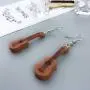 Personal Guitar Dangle Earrings Musical Instrument Earrings for Women Girls Music Lovers