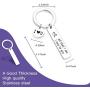 Mom jewelry All That I am I Own to You Mom Keychain Appreciation Keychain Mothers Day Gift Birthday Gift Thank You Gifts for Mom from Daughter Son (own to you KR)